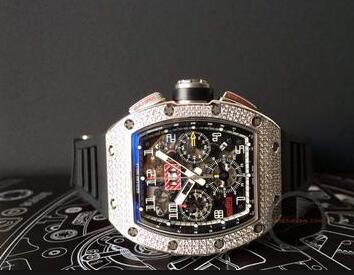 Richard Mille Replica Watch RM 011 RG Medium set Diamonds 511.041.91